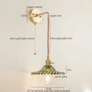 Axyaa Green Glass LED Wall Light - Nordic Modern Bedroom Living Room Lamp