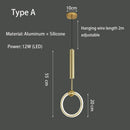 Axyaa Modern Nordic Chandelier for Bedroom and Restaurant