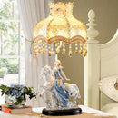 Axyaa Castle Princess Bedroom Table Lamp with Remote Control