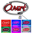 Axyaa RGB Neon Open Sign for Bar Store Shop Decoration