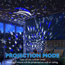 Axyaa Starry Night Light Projector 360° Rotation 12 Color Changing LED USB Lamp