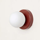 Axyaa Macaron Glass LED Wall Lamp for Bedroom Corridor Decor