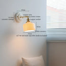 Axyaa Ceramic Flower LED Wall Sconce: Japanese Vintage Interior Light