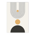Modern Abstract Line Canvas Print by Axyaa - Boho Minimalist Nordic Wall Art