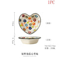 Axyaa Retro Double Ear Ceramic Bowls Set for Household Tableware