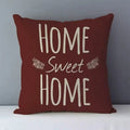 Axyaa Hello Sweet Home Cushion Cover - Trendy & Cozy for Sofa, Bedroom, Car