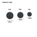 Axyaa Aluminium LED Round Wall Lamp for Indoor Bedroom Living Room Lighting