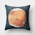 Axyaa Spaceship Astronaut Polyester Throw Pillow Case for Home Decor