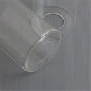 Axyaa Clear Glass Cylinder Lamp Shade for E27 E26 Socket Vanity Floor Chandelier
