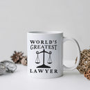 Axyaa Ceramic Lawyer Mug 11oz - Ideal Judge Gift for Friend's Birthday