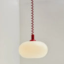 Axyaa Minimalist Glass Pendant Lamp for Living Room, Kitchen, Bedroom