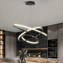 Axyaa LED Dining Room Chandelier Rings Pendant Lights - Modern Indoor Ceiling Lamps