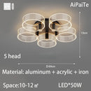 Scandinavian Luxury Chandelier by Axyaa for Living Room Decor
