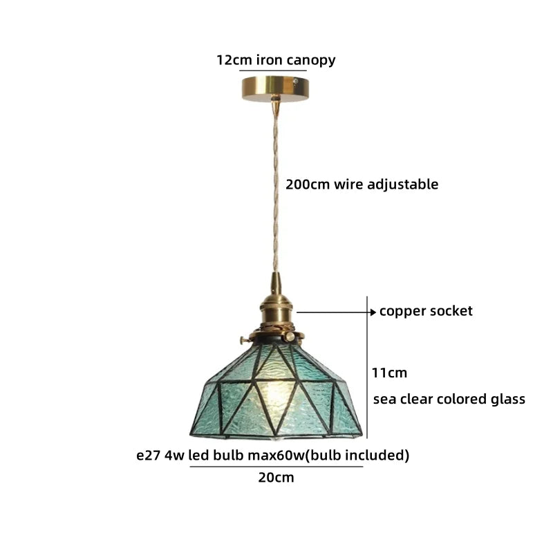 Axyaa White Ceramic Copper LED Pendant Lamp for Bedroom and Dining Table