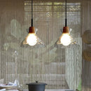 Clear Glass Pendant Light | Axyaa Glass Pendant Lamp for Indoor Decor