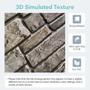 Axyaa 3D Faux Stone Peel and Stick Wall Panels - Set of 10