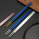 Axyaa Stainless Steel Chopsticks Set for Sushi, Cooking, and Korean Cuisine
