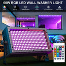 Axyaa RGB 4in1 LED Wall Washer Lights - Stage Lighting for Events, Parties