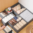 Axyaa Underwear Storage Box Organizer for Clothes, Socks, Pants - Foldable Wardrobe Drawers
