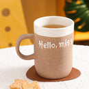 Axyaa Coarse Pottery Ceramic Cup Set | Creative Design High-value Water Mug