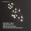 Axyaa Nordic Luxury Crystal Wall Lamp Copper Decorative Living Room Lighting