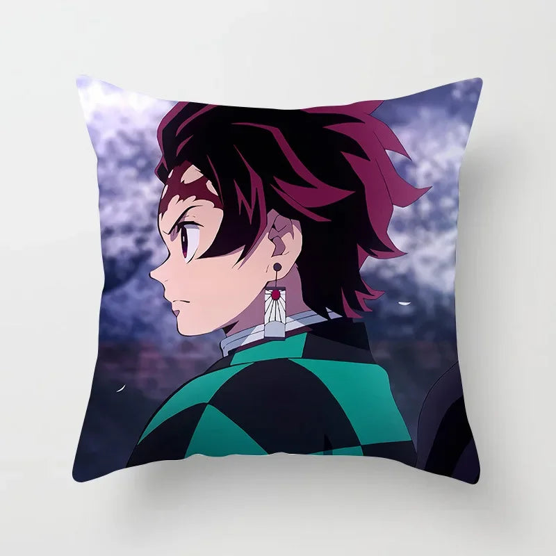 Demon Slayer Kimetsu no Yaiba Pillowcase for Kids Bedroom Decor by Axyaa