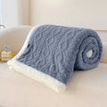 Axyaa Double Thickened Throw Blanket for Winter - Super Soft Cozy Sofa Bed Cover