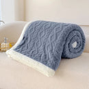 Axyaa Double Thickened Throw Blanket for Winter - Super Soft Cozy Sofa Bed Cover