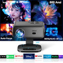 Axyaa M4 800Ansi Lumens Android12 Mini Projector 4K Full HD 1080P WiFi6