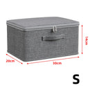 Axyaa Foldable Storage Boxes with Lid - Large Capacity Organizer for Wardrobe