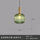Axyaa Retro LED Glass Pendant Lamp for Home Decor Lighting