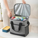 Axyaa Oxford Lunch Tote Bag for Women Men Outdoor Travel Picnic - Large Capacity