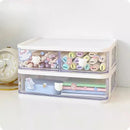 Axyaa Desktop Drawer Organizer | Clear Multi-Layer Storage Rack for Office Supplies
