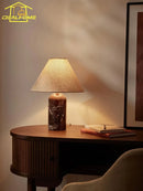 Axyaa Marble Art Decorative Table Lamp LED Modern Desk Light