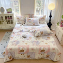 Axyaa Cool Silk Summer Quilt Set | Lightweight & Breathable Bedding
