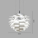 Axyaa Nordic Chiba Chandelier LED Pendant Light, Postmodern Aluminum Design