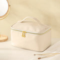 Axyaa Korean Square Travel Cosmetic Bags - Makeup Brush Toiletry Organizer