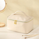 Axyaa Korean Square Travel Cosmetic Bags - Makeup Brush Toiletry Organizer