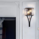Axyaa Crystal Wall Lights: Modern Scandinavian Luxury for Bedroom, Living Room, and Hallway
