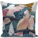 Axyaa Parrot Oil Painting Pillowcase for Stylish Home Decor