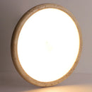 Axyaa Nordic Yellow Travertine Ceiling Light: LED Modern Retro Cream Living Room Decor