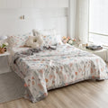 Axyaa Cotton Summer Quilt 4-Piece Set, Single Size, Thin and Washable