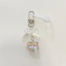 Axyaa Heart Bow Straw Charm for 30/40 oz Tumbler: Kawaii Pendent Chain Accessories