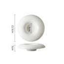 Axyaa Round Ceramic Pasta Ramen Bowls Set for Dining and Serving