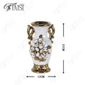 Axyaa European Retro Ceramic Vase for Home Decor and Flower Arrangement