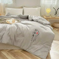 Axyaa Soybean Fiber Cotton Comforter | Grade A Warm Quilt Blanket