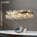 Axyaa Luxury Villa Crystal Ceiling Chandelier for Living Room Dining Hall Lighting
