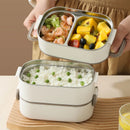 Axyaa Stainless Steel Lunch Box Set with Heat Retention for Office & Students
