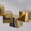 Axyaa Nordic Cube Chandelier: Modern, Simple & Unique Lighting for Restaurant, Cafe, or Bar.