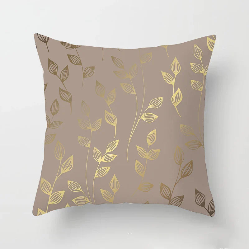 Axyaa Pink Geometric Print Decor Pillow Cover for Modern Luxury Home